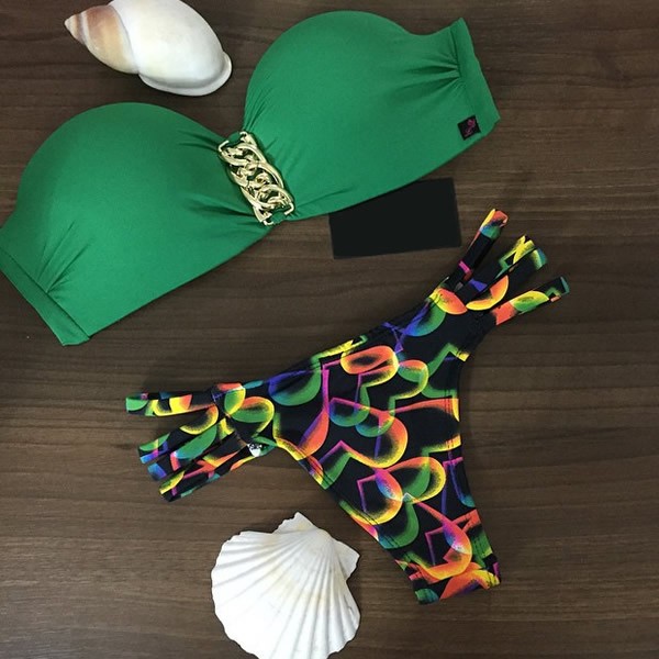 F4485 women swimwear bathing suit